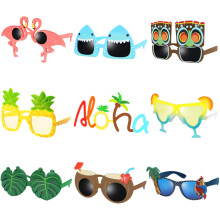 Ocean Line Luau parti napszemveg - 9 pr vicces hawaii szemveg trpusi dszes ruha kellkek szrakoztat nyri gyerekek parti kedvencek strand tm