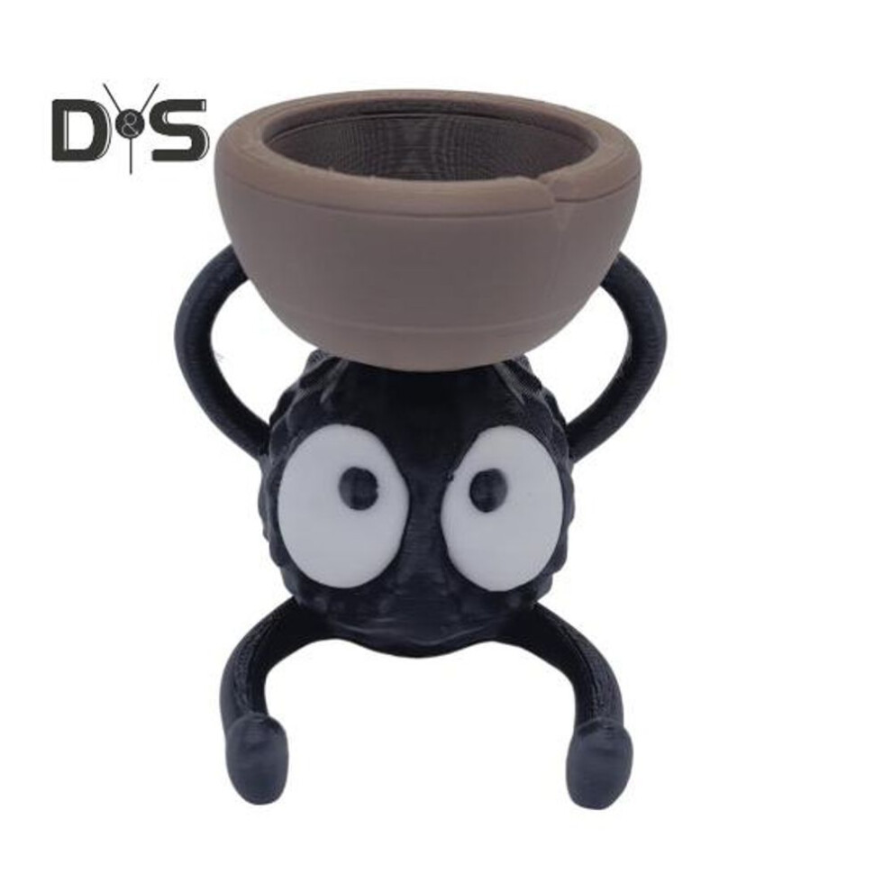 Cartoon Briquette Elf Ghost Candle Holder 3D Printed Tealight Candle Stand Candlestick Tray Centerpiece Desktop Decoration Ornament