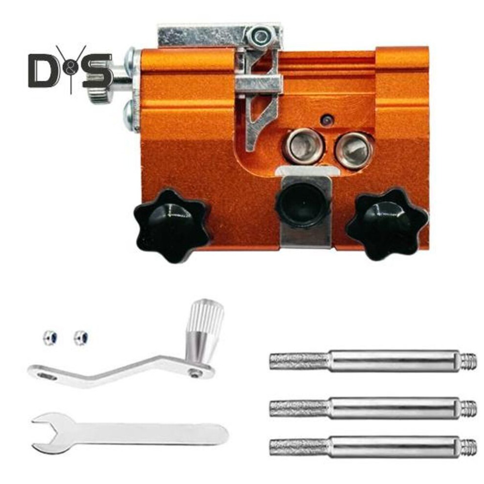 Chainsaw Sharpener Portable Hand Cranks Chainsaw Sharpener Compact Size Portable Manual Operated Chainsaw Teeth Sharpening Jig Kit