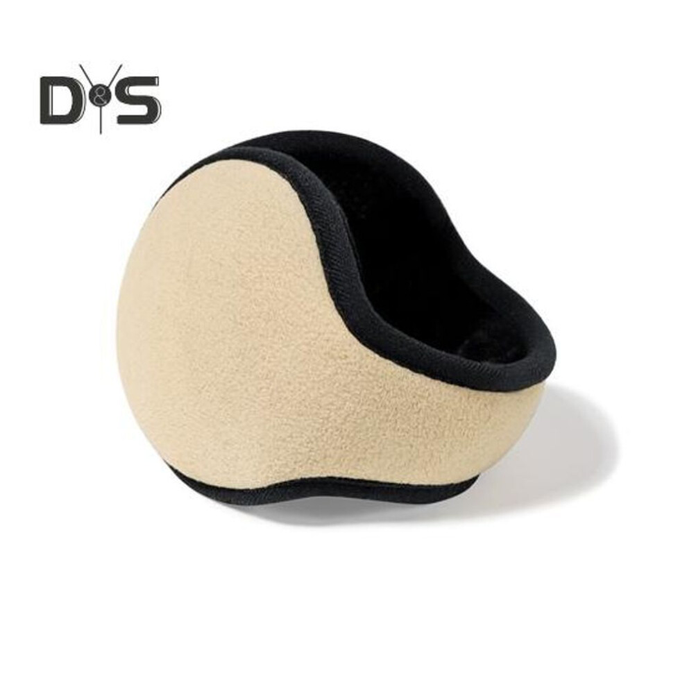(beige) Winter Earmuffs Extra Warmth Foldable Portable Design Anti-slip Protects From Cold Wind Ear Warmers For Outdoor Activities Travel Cycling