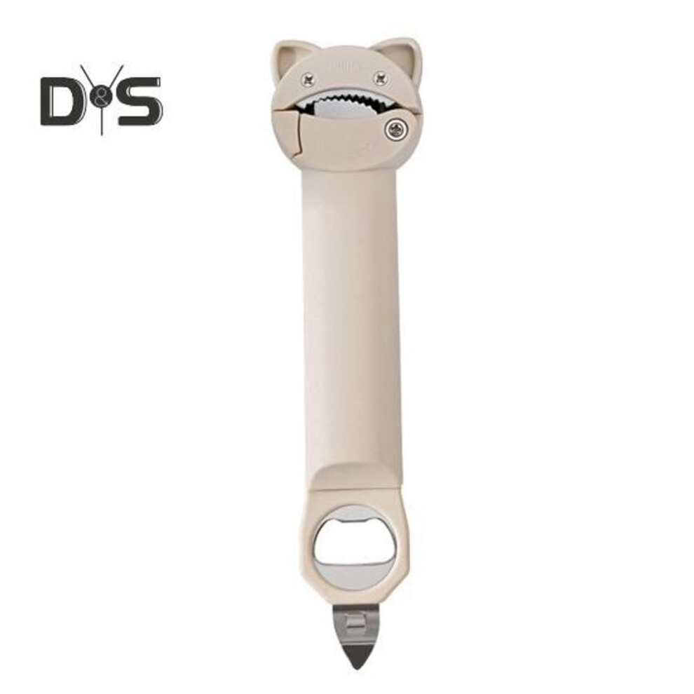 (white) Jar Opener Bottle Opener For Seniors With Arthritis Weak Hands Retractable Magnetic Can Opener Tool For Easy Lid Opening Kitchen Gadget For Jars Cans