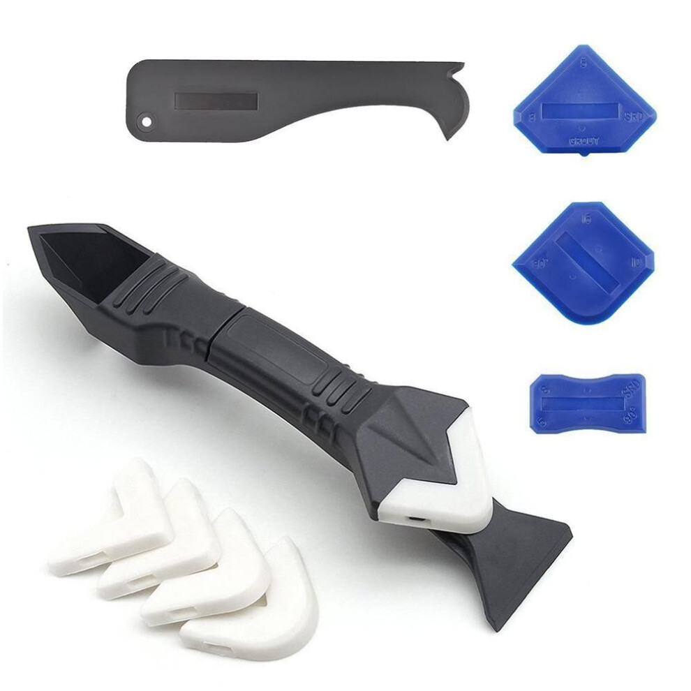 Corner Angle Caulking Scraper Polishing Pad Joint Sealant Finishing Tools Set
