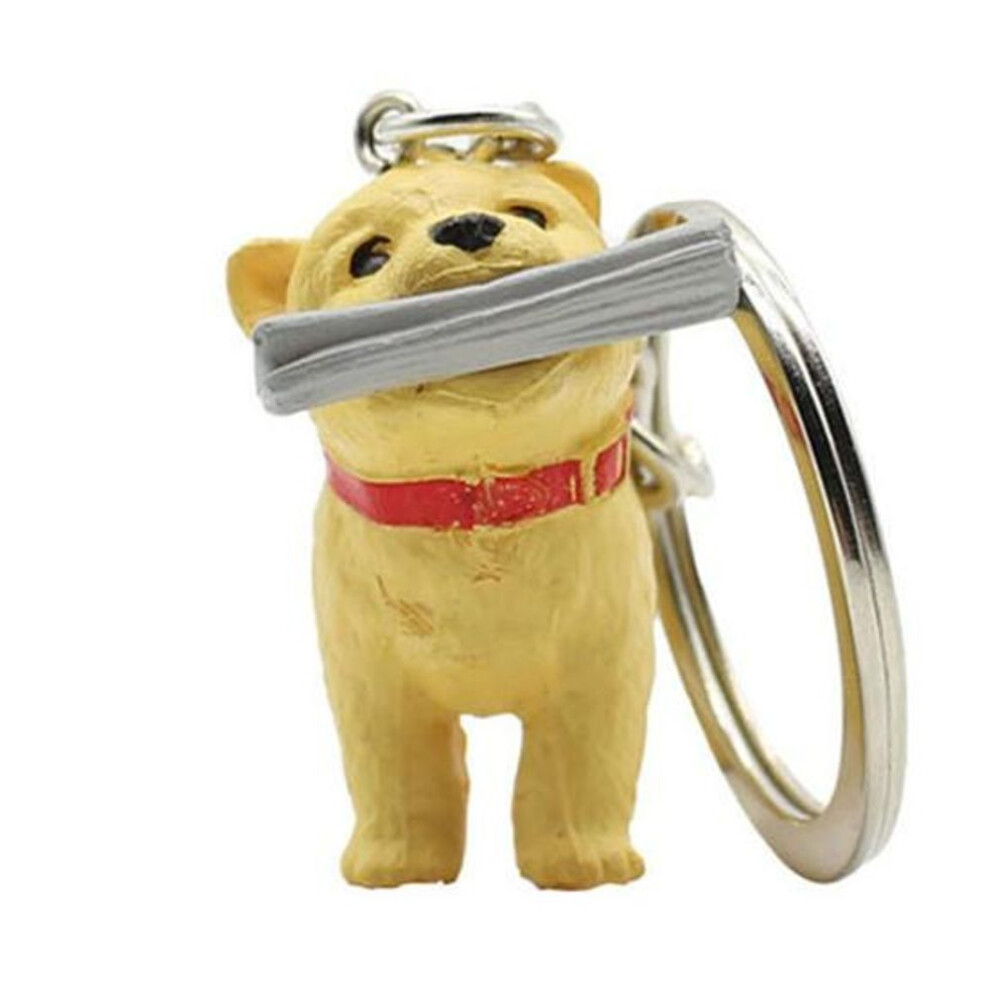 (Other, C) Keychain Interesting Puppy Shape Resin Kids Women Girls Key Ring for Wallets