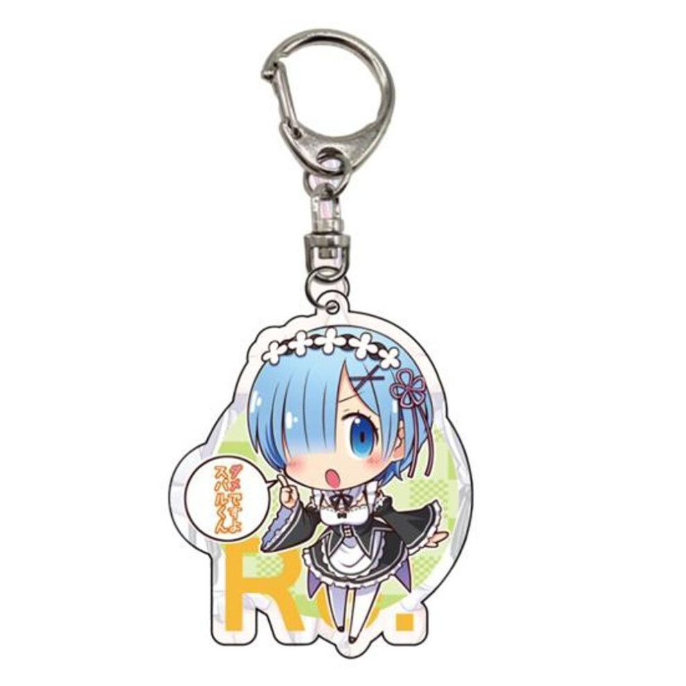 (Other, 5) Keychain Zero Starting Life in Another World Collectible Exquisite Japanese Anime Rem Keyring for Kids Gift