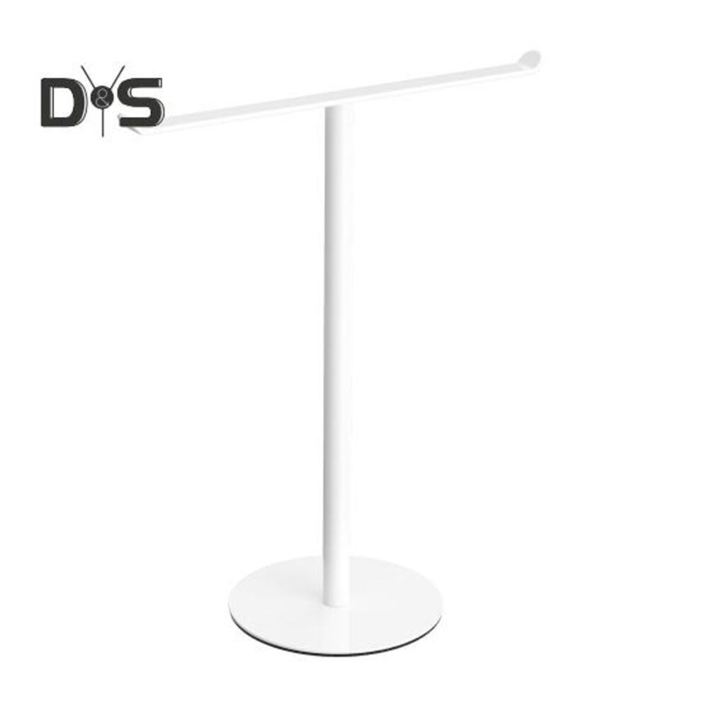 (white) Bath Hand Towel Holder Easy To Install Multi-purpose Bathroom Countertop T-shape Towel Bar Rack Stand With Heavy Base