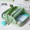 (black) Pencil Case Multi-layer Storage Large Opening Design Pen Slots Pencil Case Students Office Workers Learning Supplies 3