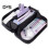 (black) Pencil Case Multi-layer Storage Large Opening Design Pen Slots Pencil Case Students Office Workers Learning Supplies 1