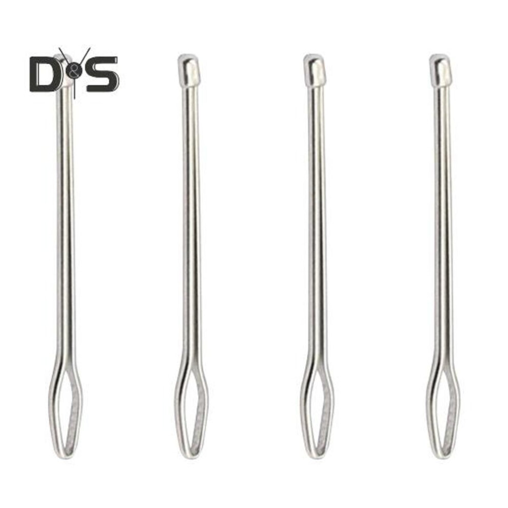 (as the picture, A) Drawstring Threader Set Metal Threading Clip Elastic Ribbons Cords Threader Sewing Threader for Hoodies Shorts Pants Drawstring Replacement
