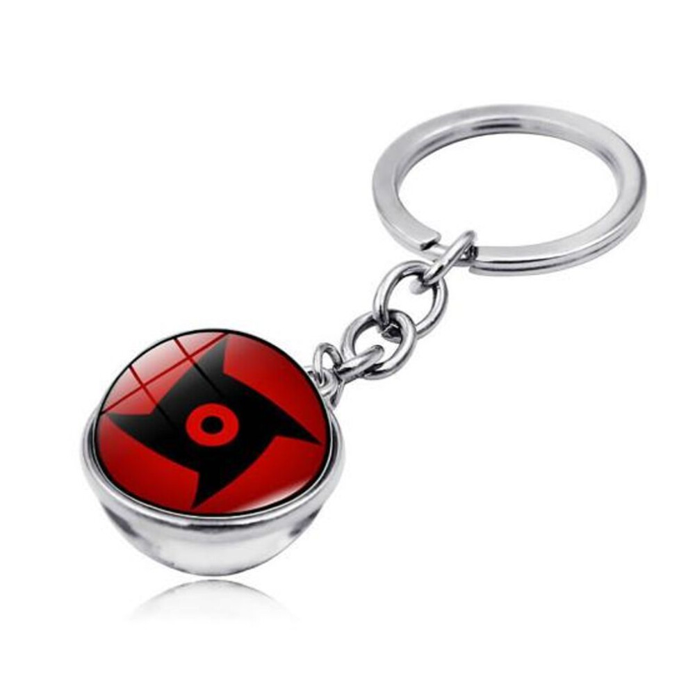 (Other, G) Key Chain Cartoon Multi-purpose Faux Gem Reusable Collectible Decorative Gift Anime Naruto Sharingan Eye Key Ring Bag Pendant For Children