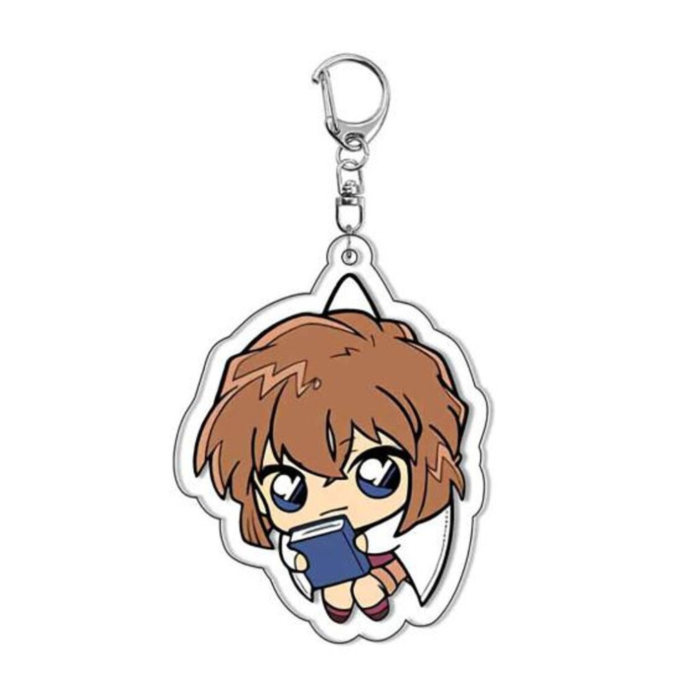 (Other, E) Keychain Pendant Hanging Design Vivid Expression Delicate Pattern Multifunctional Reusable Decorate Transparent Japanese Cartoon Detective Conan