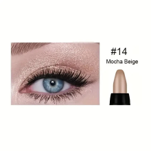 DNM Beauty Multipurpose Sparkle & Metallic Long-lasting Waterproof Eyeshadow Stick #14 Mocha Beige