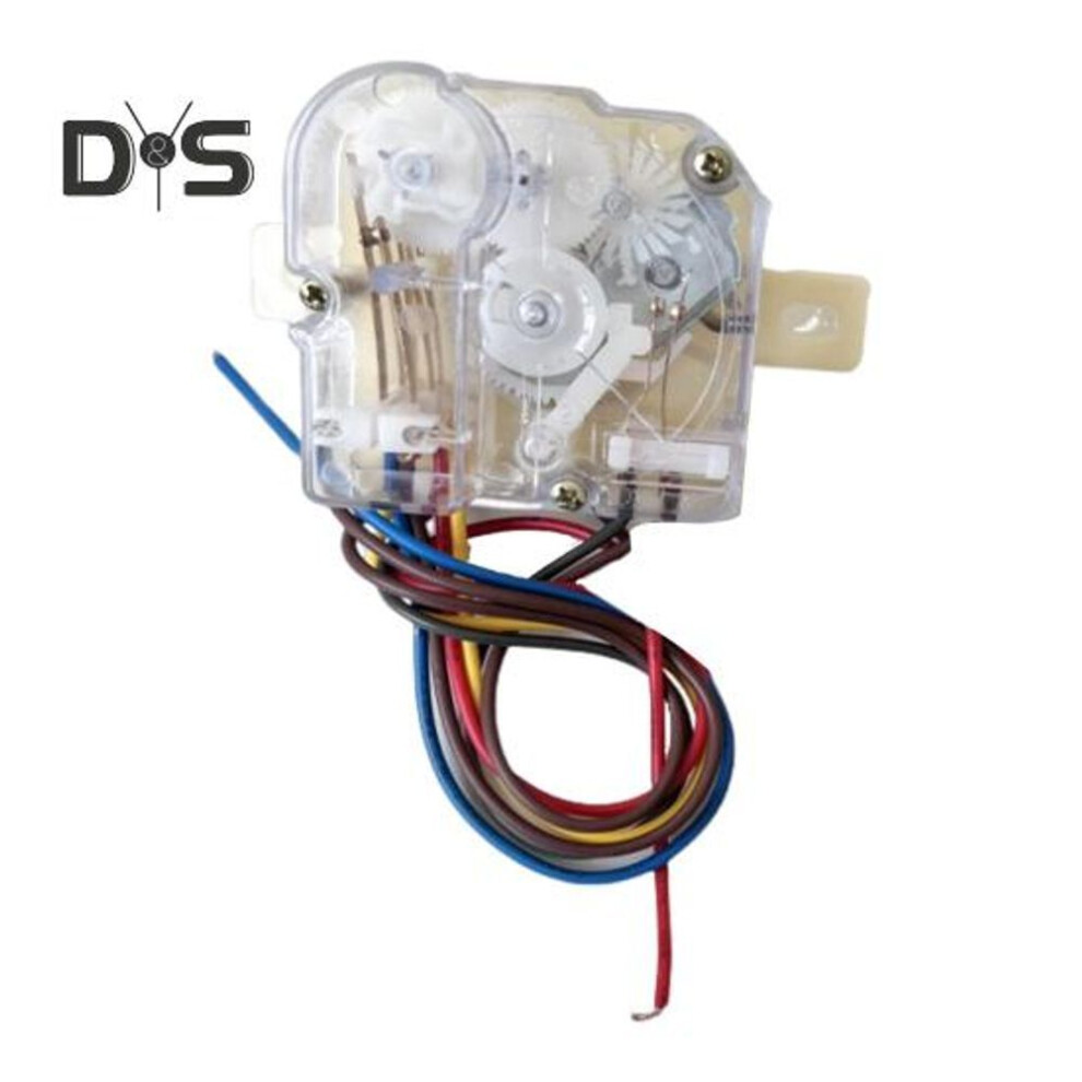 (as the picture, A) Washing Machine Timer Three/Six Wire 180 Degree Switch Replacement Part Easy to Use Washing Machine Timer Replacement