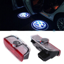 2x Auto Tür LED HD Laser Projektor Willkommen Logo Schatten Licht VW Passat etc Golf