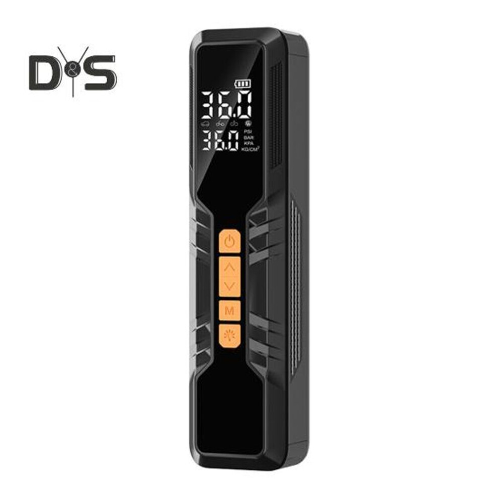 Tire Inflator Portable Air Compressor with LED Light Digital Display Brushless Motor Low Noise Rechargeable Wireless Inflator Air Pump Set
