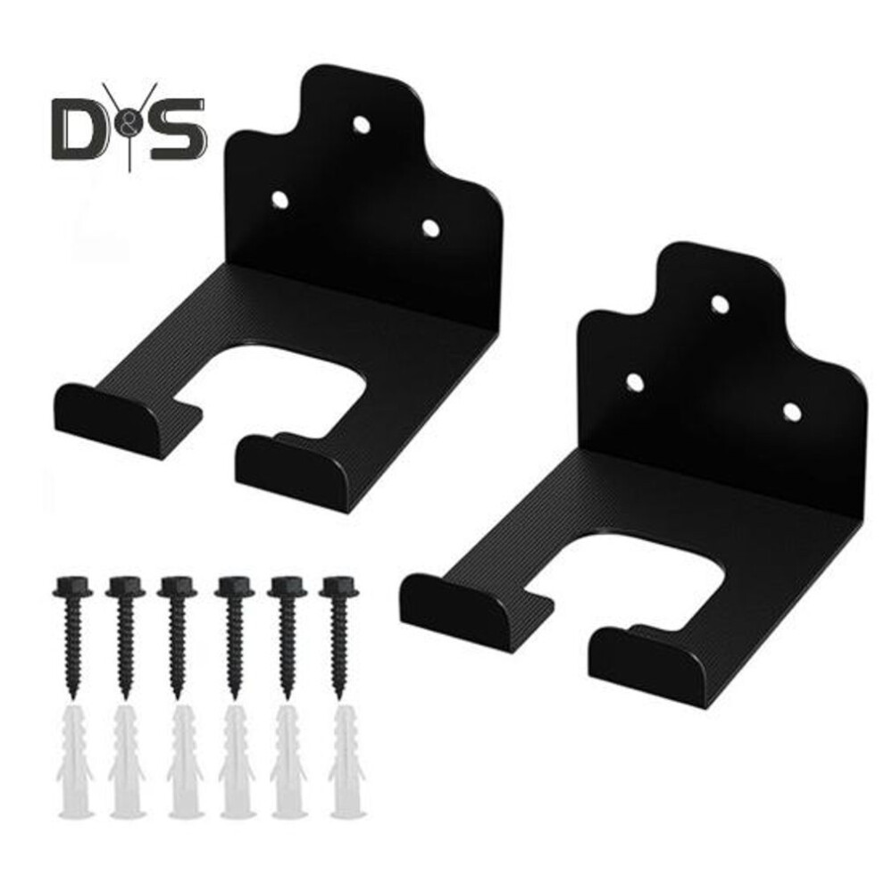 (as the picture, 2pcs) Wall Mounted Grass Trimmer Rack Weed Eater Hanger Strong Load-bearing Rustproof Weed Wacker Hook Storage Organizer