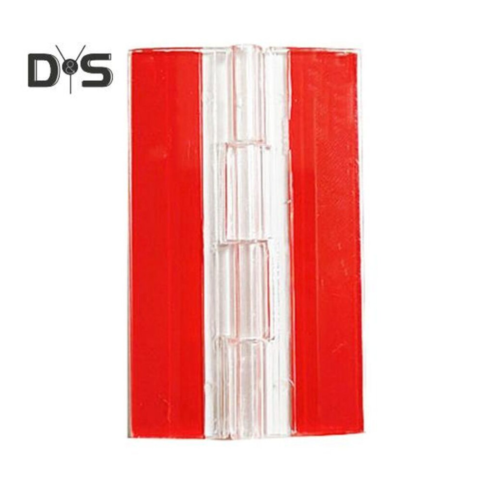 (as the picture, 10cm) 1/5Pcs Acrylic Clear Hinges Self-Adhesive Folding Hinges Simple Installation Cabinet Drawer Replacement Hinges Hardware Tools