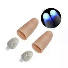 (03 1Pairs) 1/3/5Pairs Thumbs Led Light Up Toys Kids Magical Trick Props Funny Flashing Fingers Fantastic Glowing Toy Children Luminous Gift