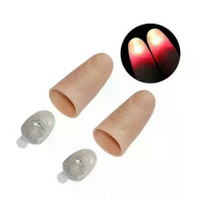 (05 1Pairs) 1/3/5Pairs Thumbs Led Light Up Toys Kids Magical Trick Props Funny Flashing Fingers Fantastic Glowing Toy Children Luminous Gift