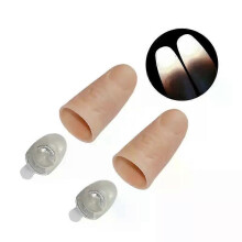 (02 1Pairs) 1/3/5Pairs Thumbs Led Light Up Toys Kids Magical Trick Props Funny Flashing Fingers Fantastic Glowing Toy Children Luminous Gift