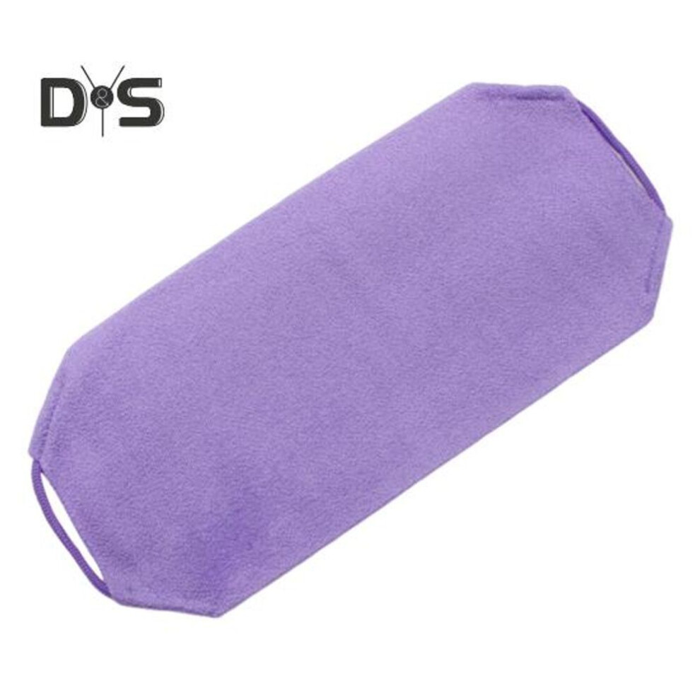 (purple) Exfoliating Bath Towel Back Rub Strip Body Exfoliating Cloth Shower Washcloth Long Hanging Design Quick Drying Travel Back Scrubber Cloth