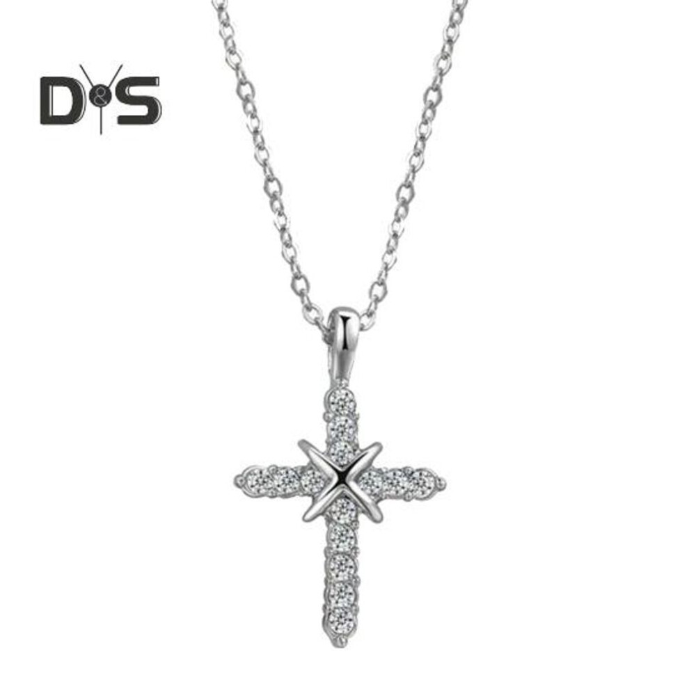 (silver) Women's Necklace Shiny Cubic Zirconia Pendant Necklace Birthday Anniversary Jewelry Gift For Girlfriend Teen Girls