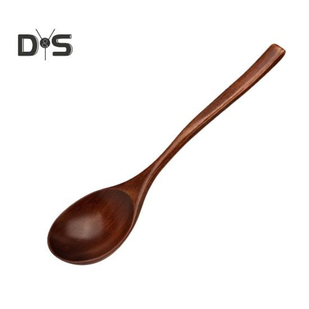Wooden Water Spoon Set Rice Measuring Spoons Large Ladle for Water Soup Polished Kitchen Utensil for Mixing Drinking Noodles