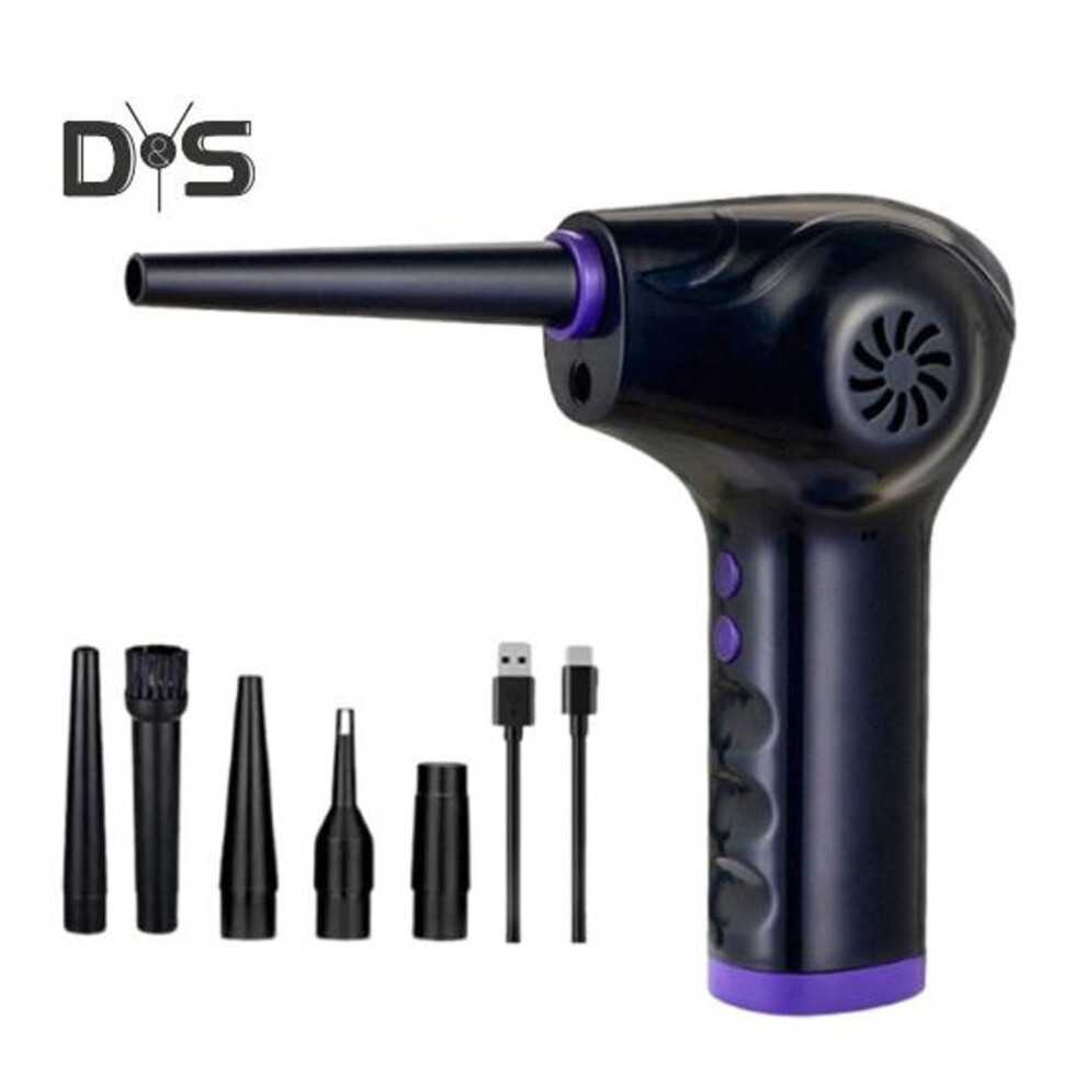 (as the picture, 10000mAh) Electric Air Duster With Led Light Widely Used Rechargeable Cordless High-speed Air Blower Compressed Air Duster