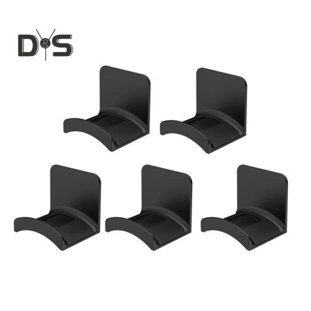 (black) Headphone Hanger Stand With Anti-slip Pads 1kg Load-capacity Universal Compatibility Earphone Game Controller Organizer Rack