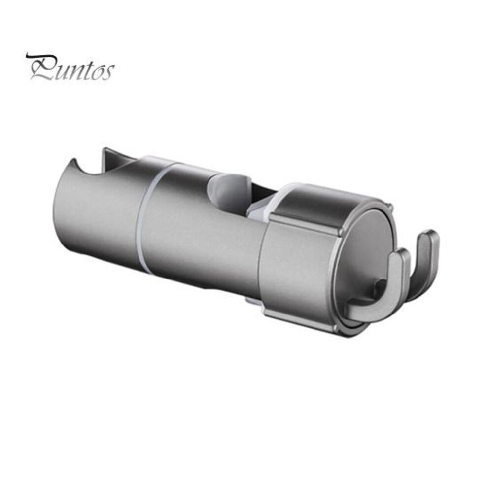 (grey, 19-22mm) Adjustable Shower Head Holder Bracket 360 Degree Rotation Easy Installation Bathroom Shower Head Mount