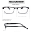 (=+4.00 strength, Black) Mens Rectangular Business Metal Reading Glasses Readers 1.0 ~ 4.0 5