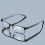 (=+4.00 strength, Black) Mens Rectangular Business Metal Reading Glasses Readers 1.0 ~ 4.0 3