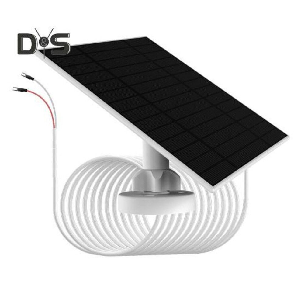 6w Solar Charger For Ring Doorbell 5v Ip66 Waterproof Solar Panel Rotating Solar Panel Charger For Ring Video Doorbell 2 And Other Battery-powered