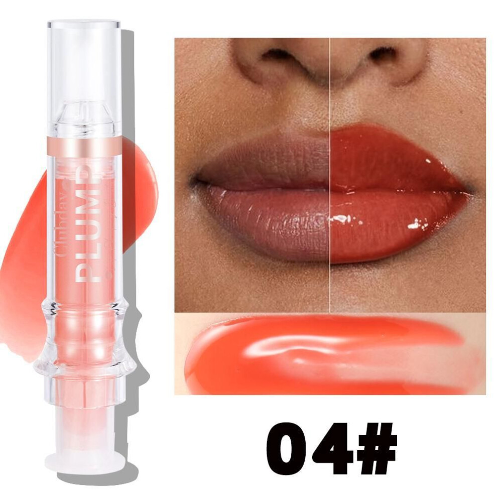 (04) Clubday New Makeup Women's Cosmetics Moisturizing and Moisturizing Mirror Lip Oil Enriching Lip Glaze Daily Portable