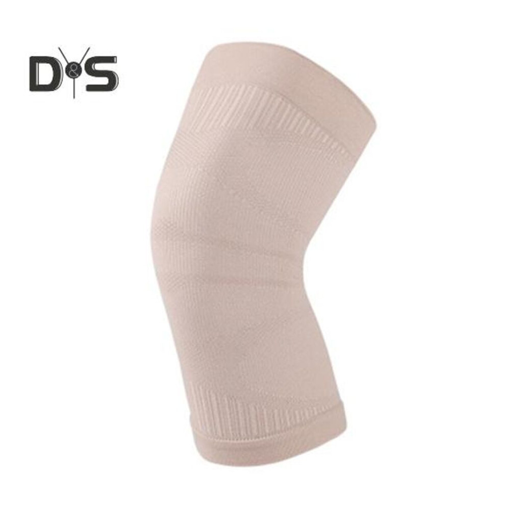 (beige, L) Knee Sleeve Pad Joint Pain Relief Knee Compression Brace Workout Sports Knee Support For Basketball Volleyball Gymnastics Fitness