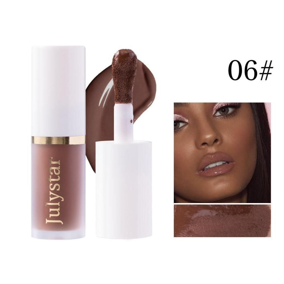 (06) Liquid Blush Bronzer Highlighter Make Up,pink Blusher Tint Natural-looking Glossy Matte Finish, Lightweight Long Lasting Blendable Soft Cream Makeup