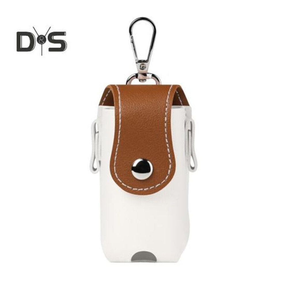 (light brown) Mini Golf Ball Waist Bag Portable Faux Leather Golf Tees Holder Ball Storage Pouch Golfing Accessories For Golfers Men Women