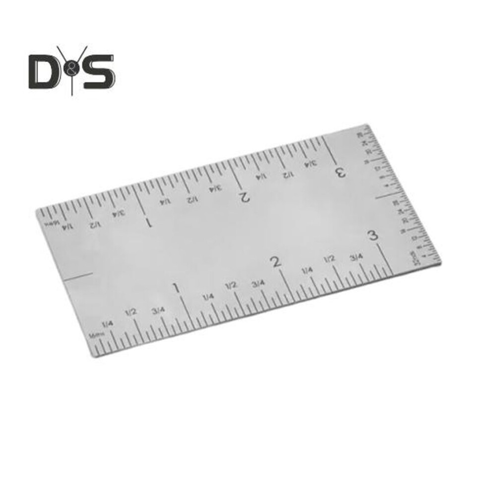 (as the picture, 1pc) 1/2pcs Woodworking Rulers Compact Design Portable Multifunctional Durable Stainless Square Edged Precision Rulers