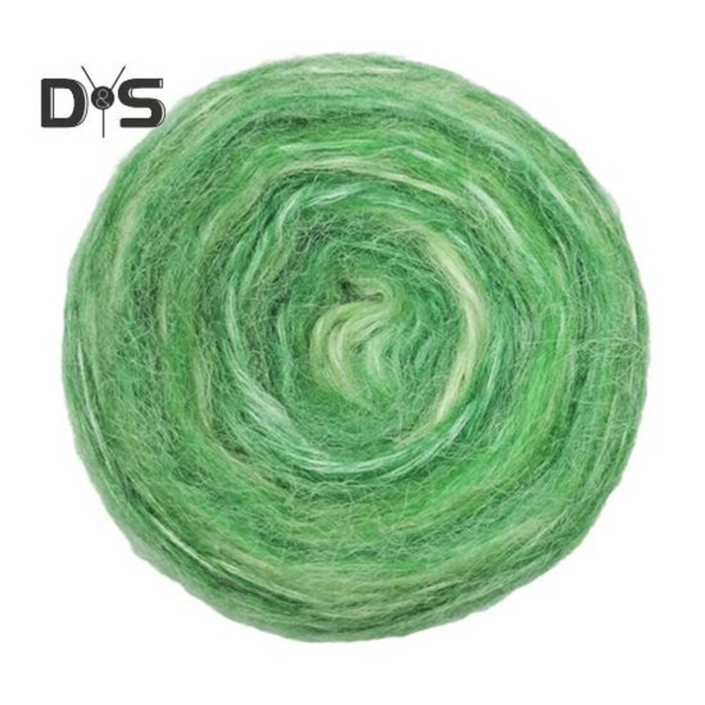 (as the picture, B) 1 Roll Gradient Yarn 133.9 Inch Mohair Yarn Acrylic And Wool Blend Yarn For Knitting And Crocheting Scarves Crafting Projects