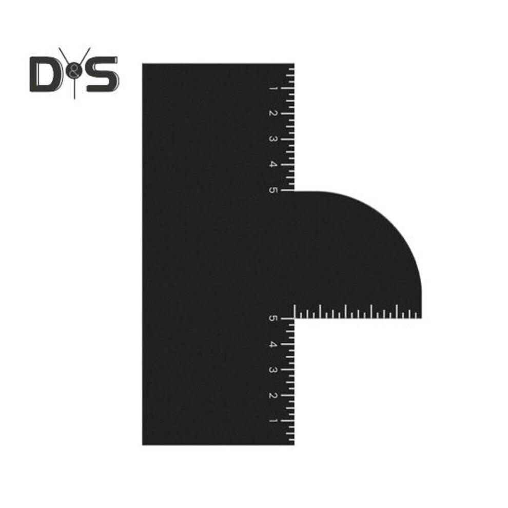 (as the picture, 1pc) 1/2Pcs Men Hair Styling Template Color Enhancement Barber Card with Measurement Indicator Men Hairline Beard Lineup Guide Shaping Haircut Template