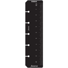 Filofax Mini-Lineal-Seitenmarker Schwarz