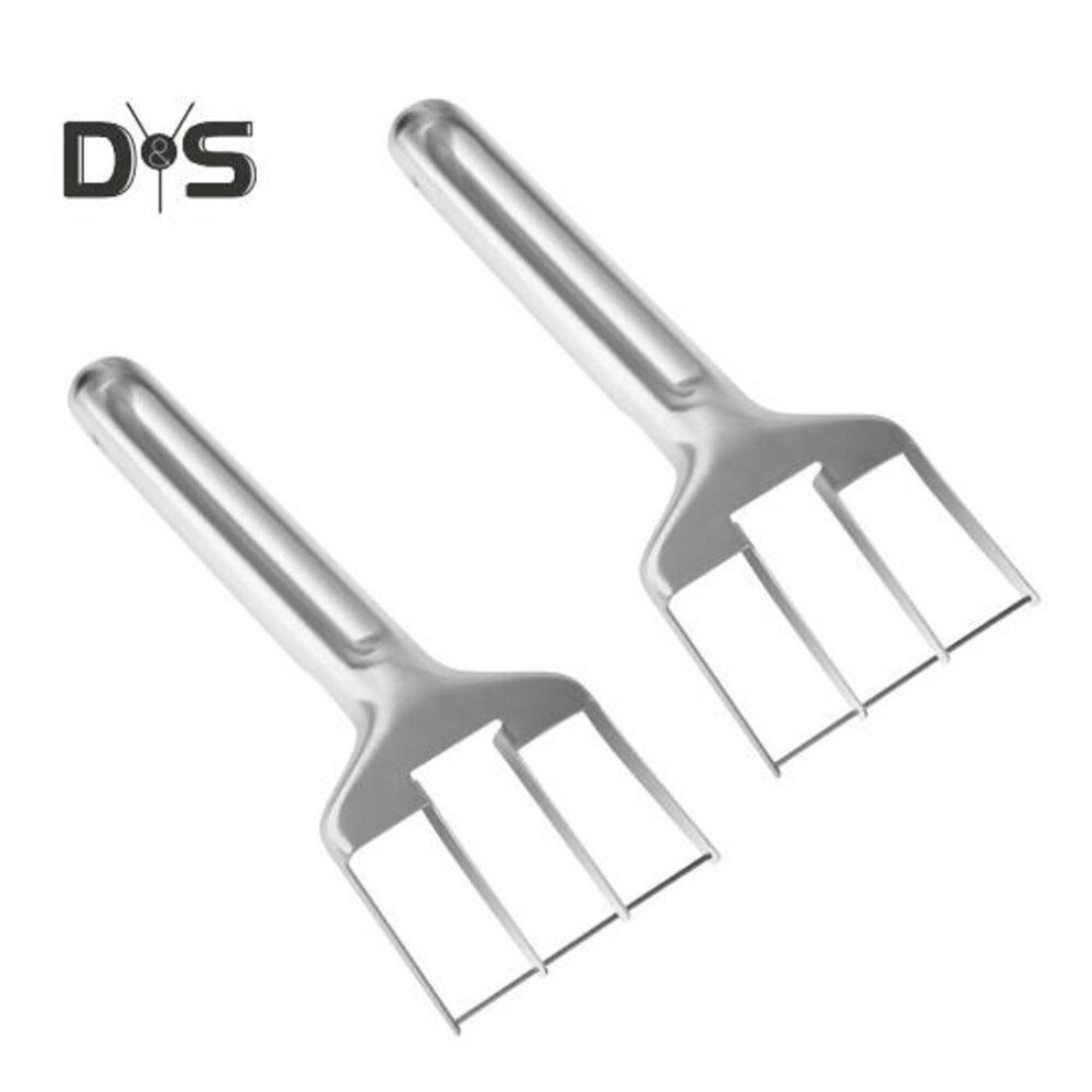 (as the picture, 2pcs) Watermelon Cutter Slicer Stainless Steel Dual-purpose Fruit Cutter Tool For Watermelon Mango Cantaloupe Pineapple Multi-functional Kitchen Gadget