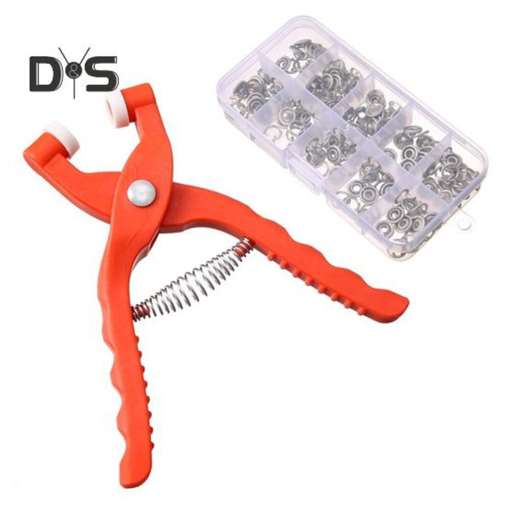 (as the picture, B) 1 Set Prong Snap Button Installation Pliers Five-claw No-sew Snap Fastener Press Pliers Tools Crocheting Doll Safety Eye Attaching Auxiliary Tools