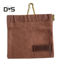 (brown) Dog Treat Pouch with Clip Waterproof Dog Training Snake Reward Bag Portable Hand Free Dog Walking Bag Outdoor Auto Closing Puppy Food Storage Bag
