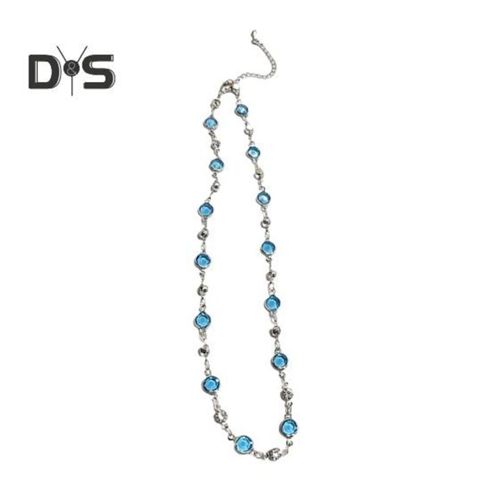 (as the picture, B) Women Necklace Faux Crystal Single/double Layer Butterfly Pendant Adjustable With Extended Length Prom Party Neck Jewelry Wedding Choker