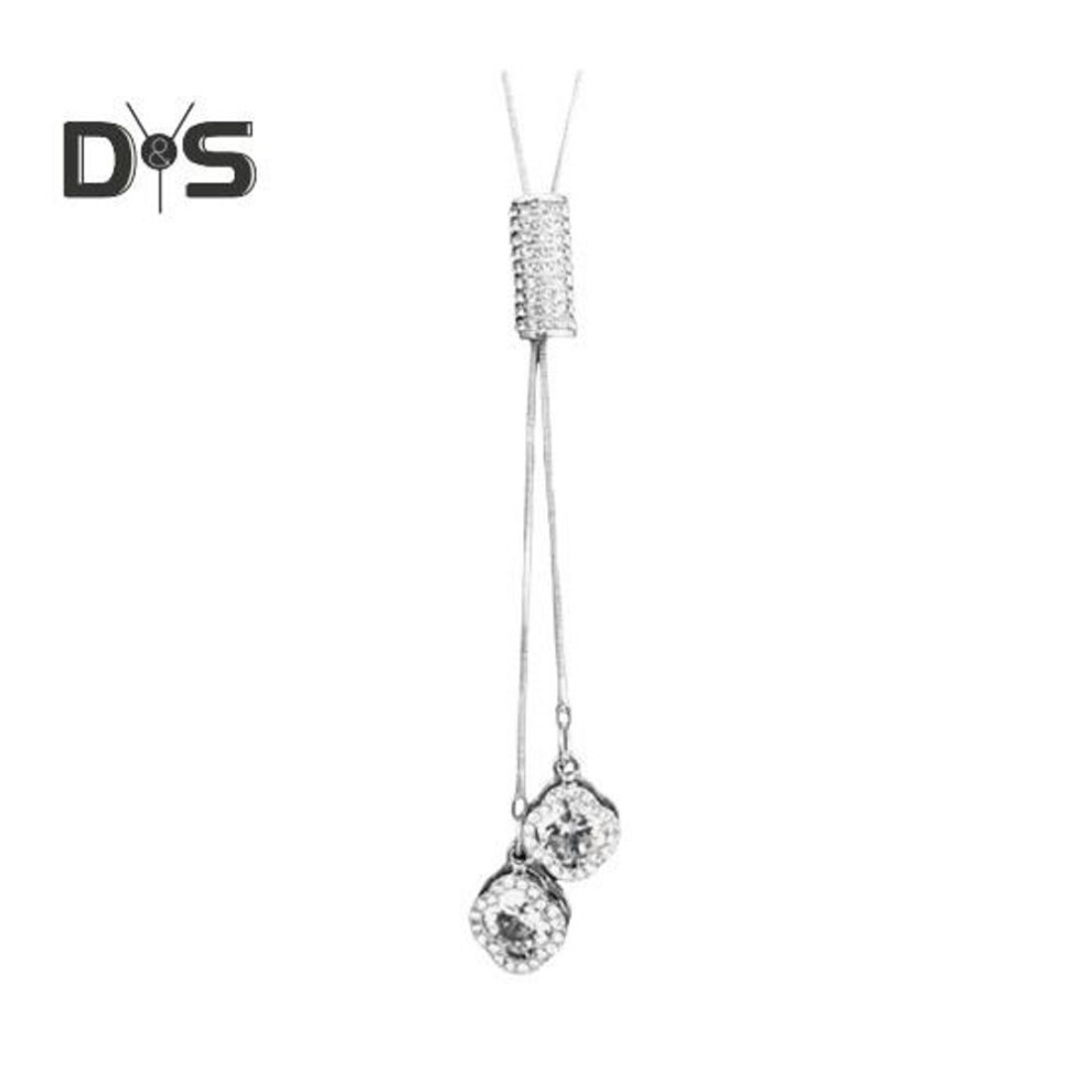(as the picture, 5) Women Sweater Chain Long Tassel Faux Pearl Rhinestone Decor Alloy Clothes Jewelry Dating Prom Party Garment Decoration Necklace