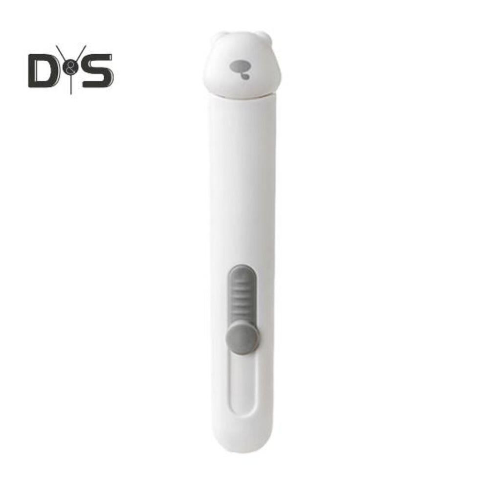(grey white) 2-in-1 Needle Threader Seam Remover Stretchable Needle Threading Tool Portable Seam Remover For Hand Sewing Knitting Craft Quilting Supplies