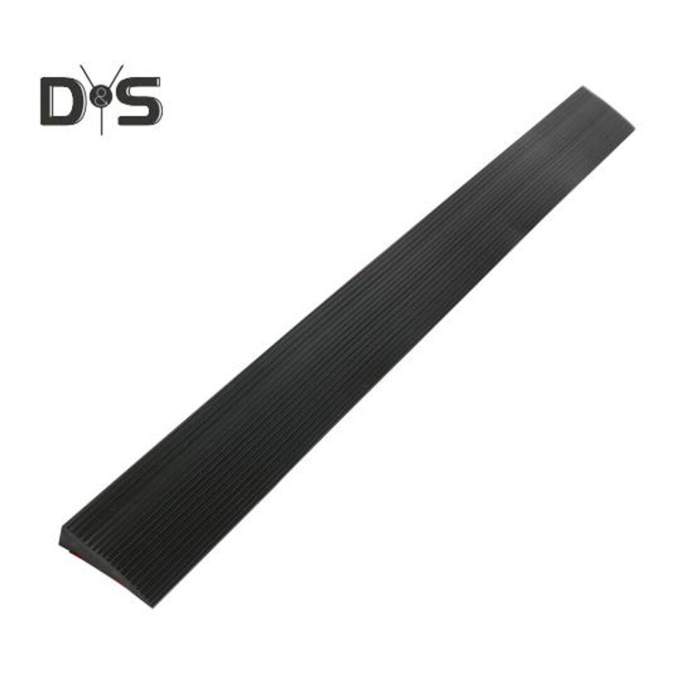 (as the picture, 1cm) 1/2/3cmx90cm Door Threshold Ramp Self-adhesive Non-slip Tpe Wheelchair Ramp Heavy Duty Home Doorways Baby Stroller Mobility Scooter Power Chair Ramp
