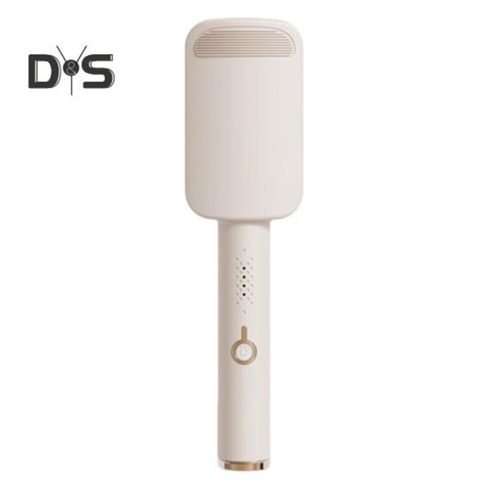(beige, US Plug) 32mm French Wave Curling Iron V-shape Ceramic Big Waves Hair Crimper Anti-scald Deep Waver Curling Wand Styling Tool For Short Long Hair