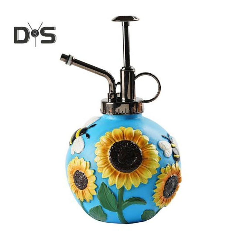 Sunflower Spray Bottle One-handed Watering Can With Top Pump Retro Small Spray Bottle For Houseplants Indoor Outdoor Gardening