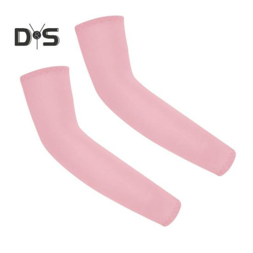 (pink, XL) Arm Sleeves for Kids UV Sun Protection Cooling Compression Sleeves for Boys Girls Summer Thin Arm Cover for Running Cycling Outdoor Sports